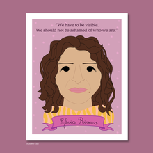 Load image into Gallery viewer, Sheroes Collection: Sylvia Rivera 8x10 Art Print