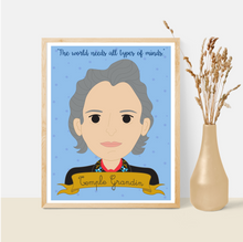 Load image into Gallery viewer, Sheroes Collection: Temple Grandin 8x10 Art Print