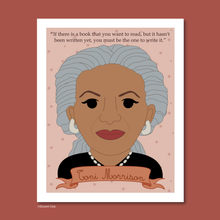 Load image into Gallery viewer, Sheroes Collection: Toni Morrison 8x10 Art Print