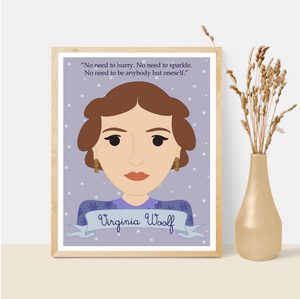 Sheroes Collection: Virginia Woolf 8x10 Art Print