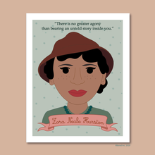 Load image into Gallery viewer, Sheroes Collection: Zora Neale Hurston 8x10 Art Print